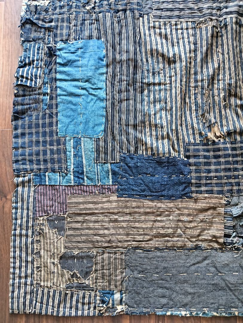 アートピース襤褸敷物　観賞用 boro japan vintage
