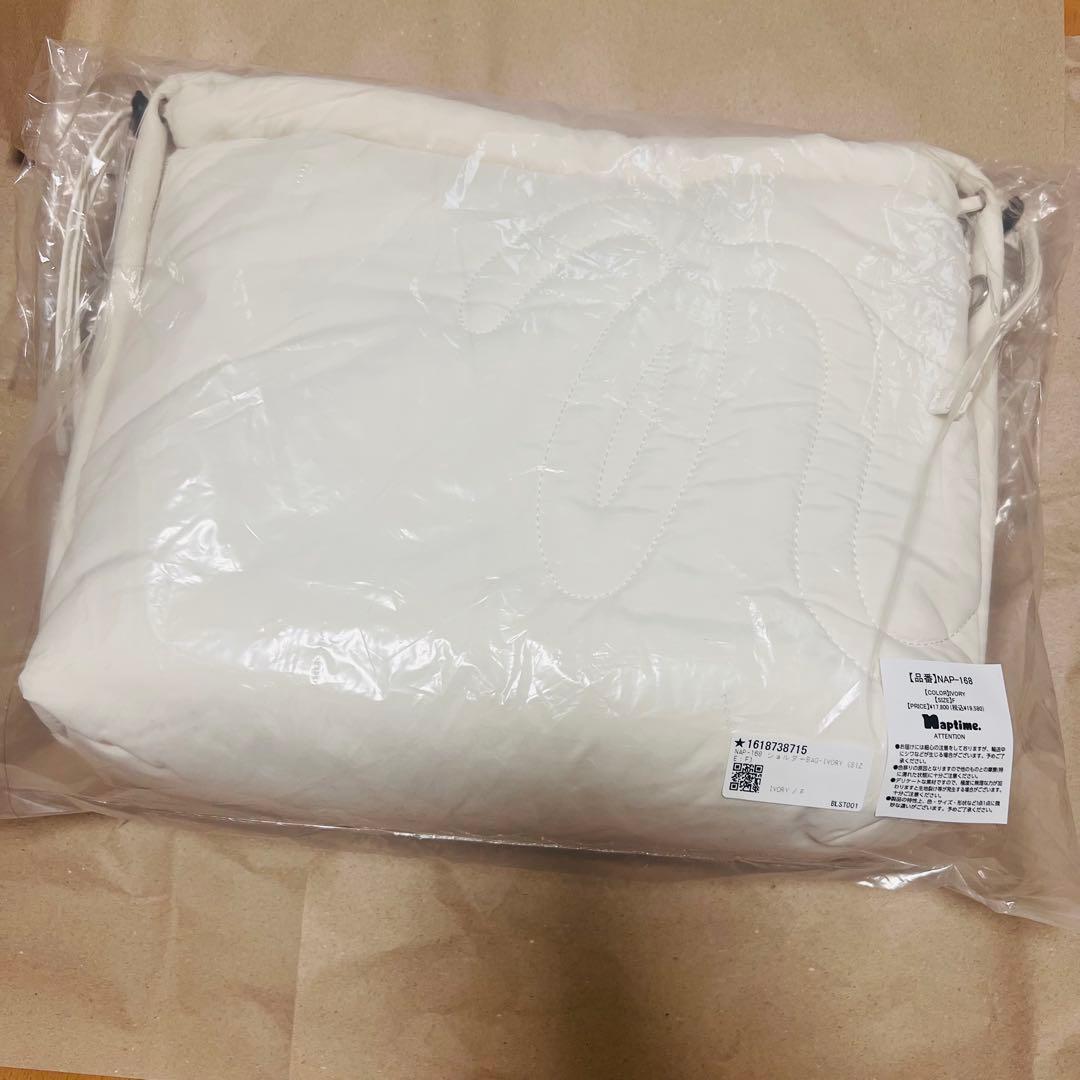 ショルダーバッグ naptime ホワイト Nissy ナップタイム