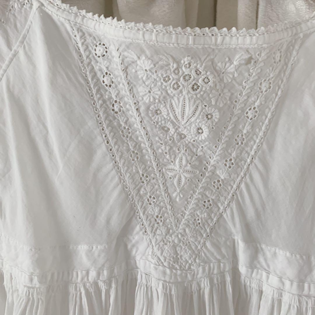 【フランスアンティーク】ベビードレス　洗礼服