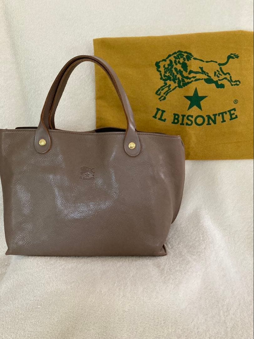 IL BISONTE イルビゾンテ　ハンドバッグ　グレージュ