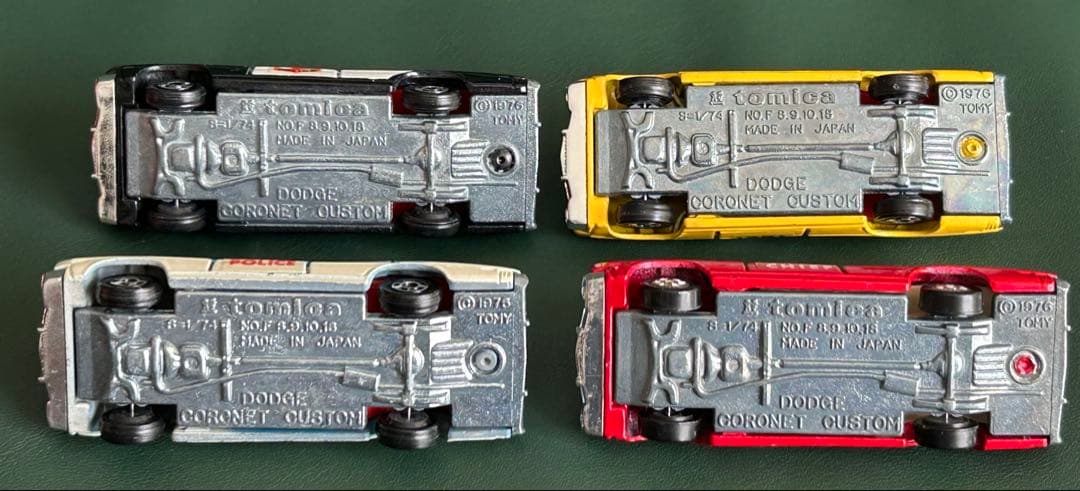 トミカ ダッジコロネットカスタム 4台セット