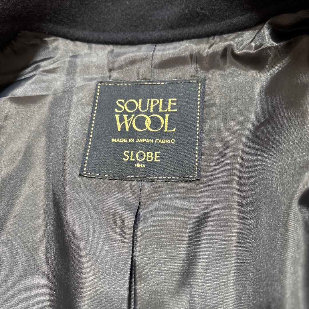 【新品未使用】SLOBE IENA ダブルフェイスチェスターコート36 ネイビー
