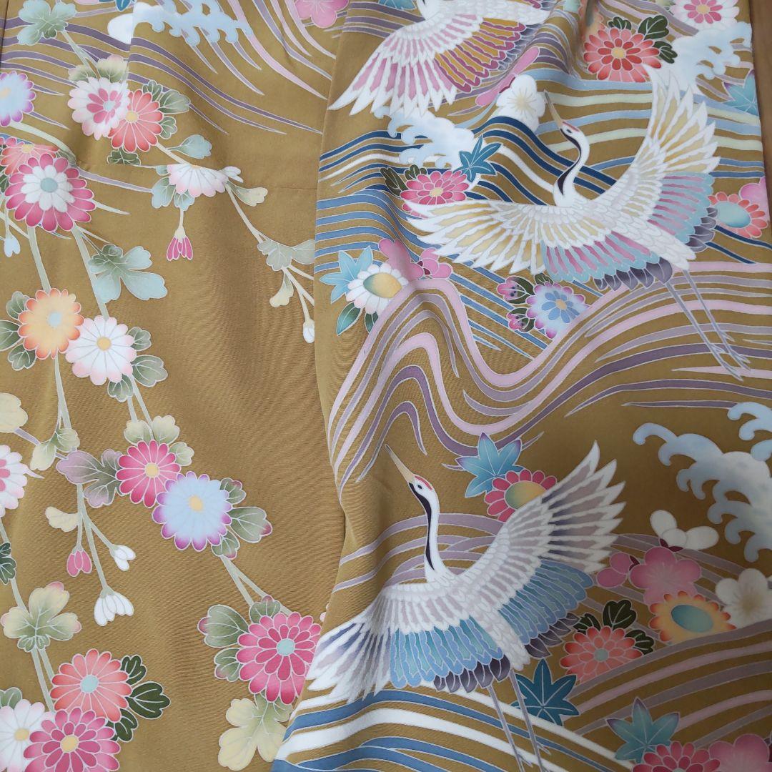 ①正絹振袖フルセット パールトーン加工済成人式 【①②③計セット販売】100万超