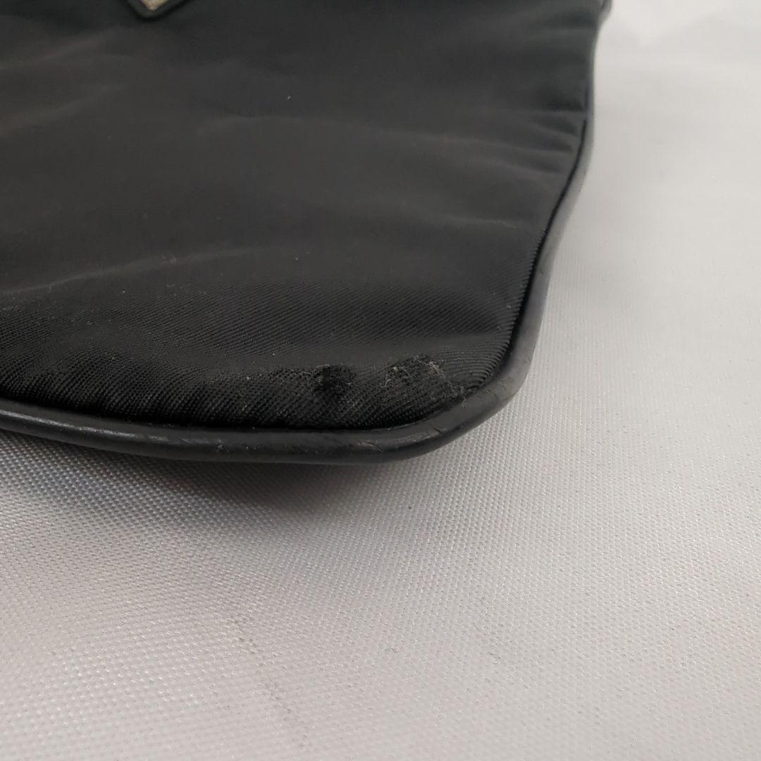 【良品】PRADA プラダ サコッシュ ナイロン ショルダーバッグ プレート