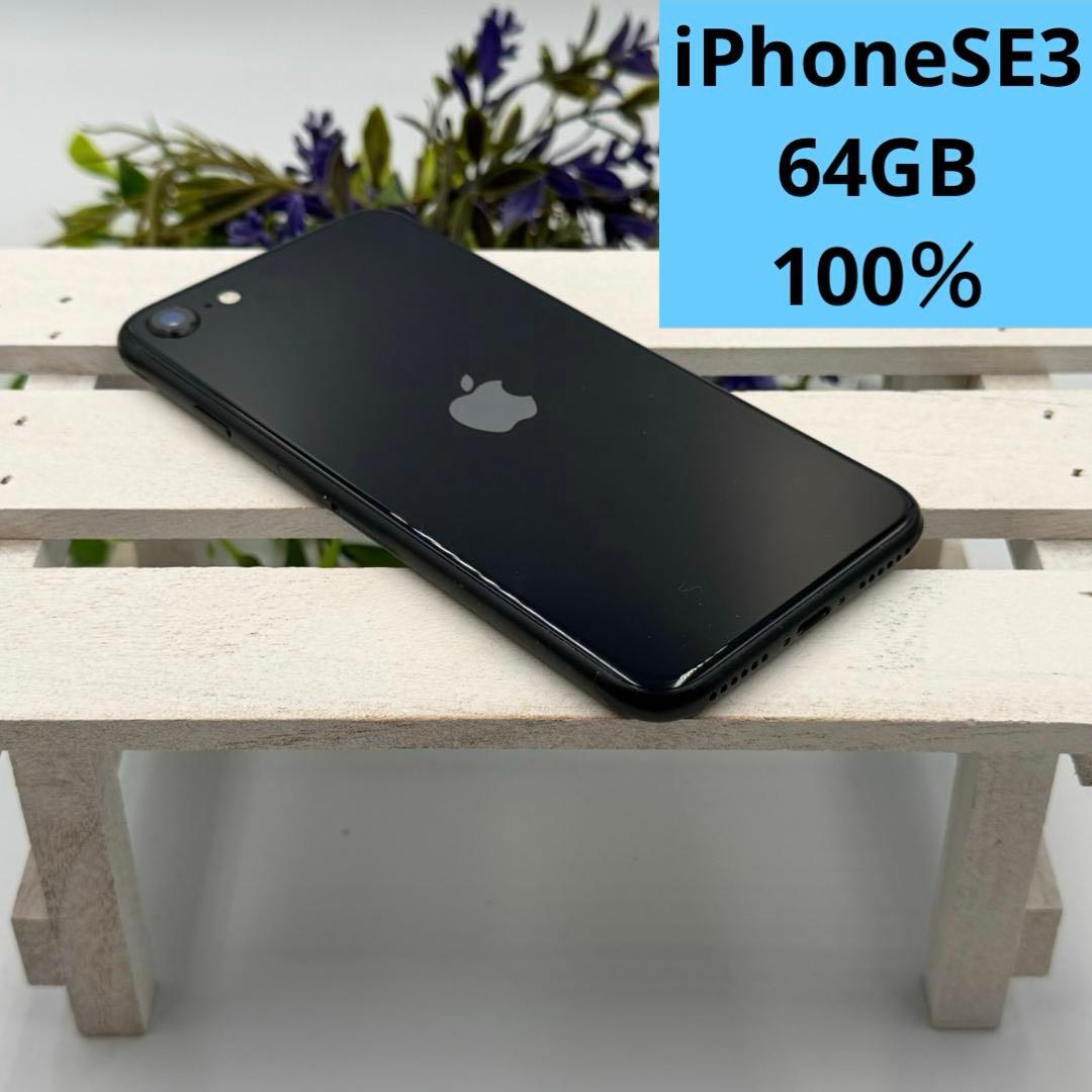 iPhone SE第3世代 64GB ミッドナイト 320