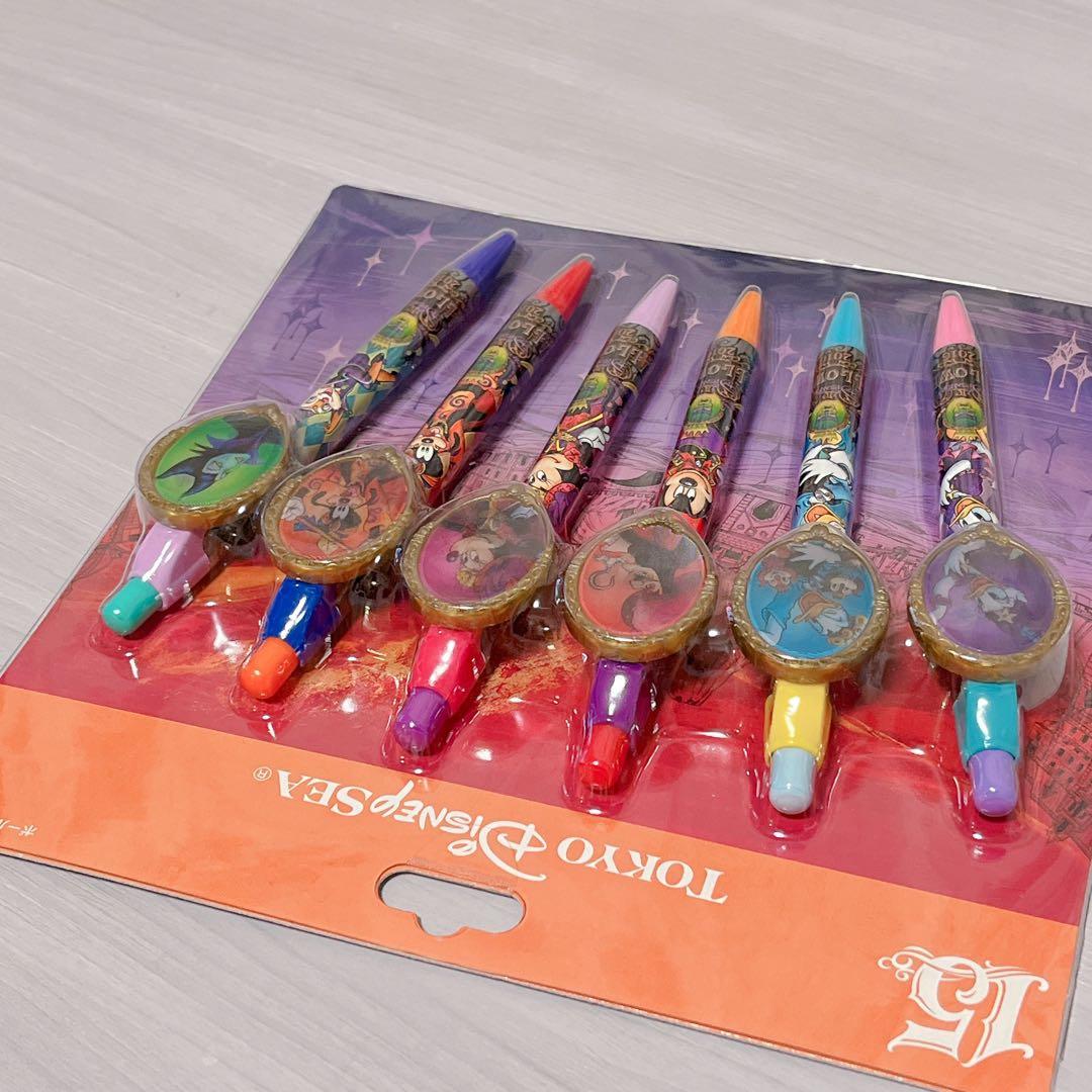 ディズニーシー　ヴィランズ　ボールペンセット　ハロウィーン