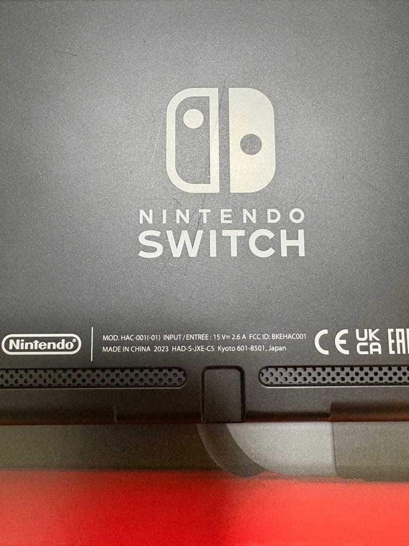 Switch 本体　美品　2023年モデル　バッテリー強化版　室内使用