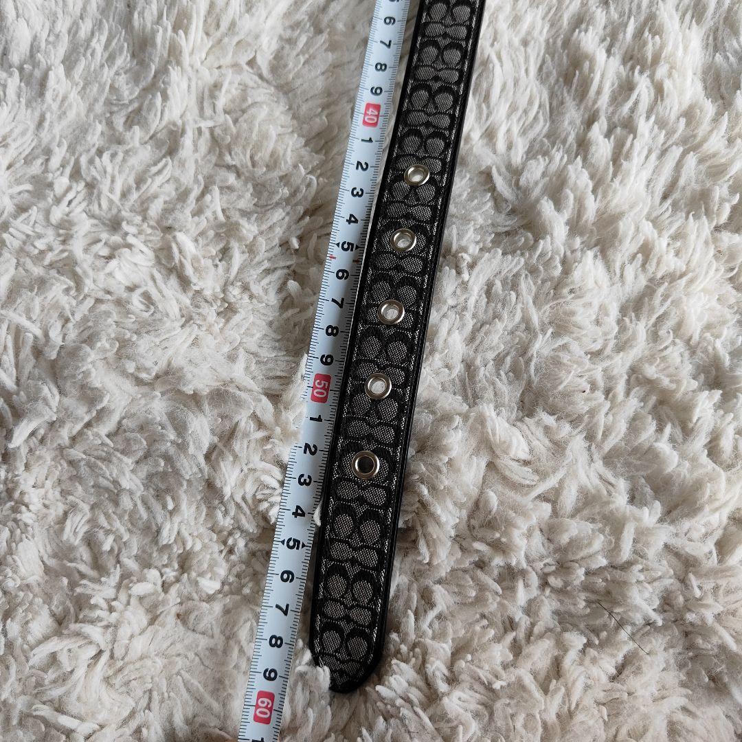 新品　コーチ　COACH　犬　首輪　中型犬　大型犬　ラージサイズ　シグネチャー