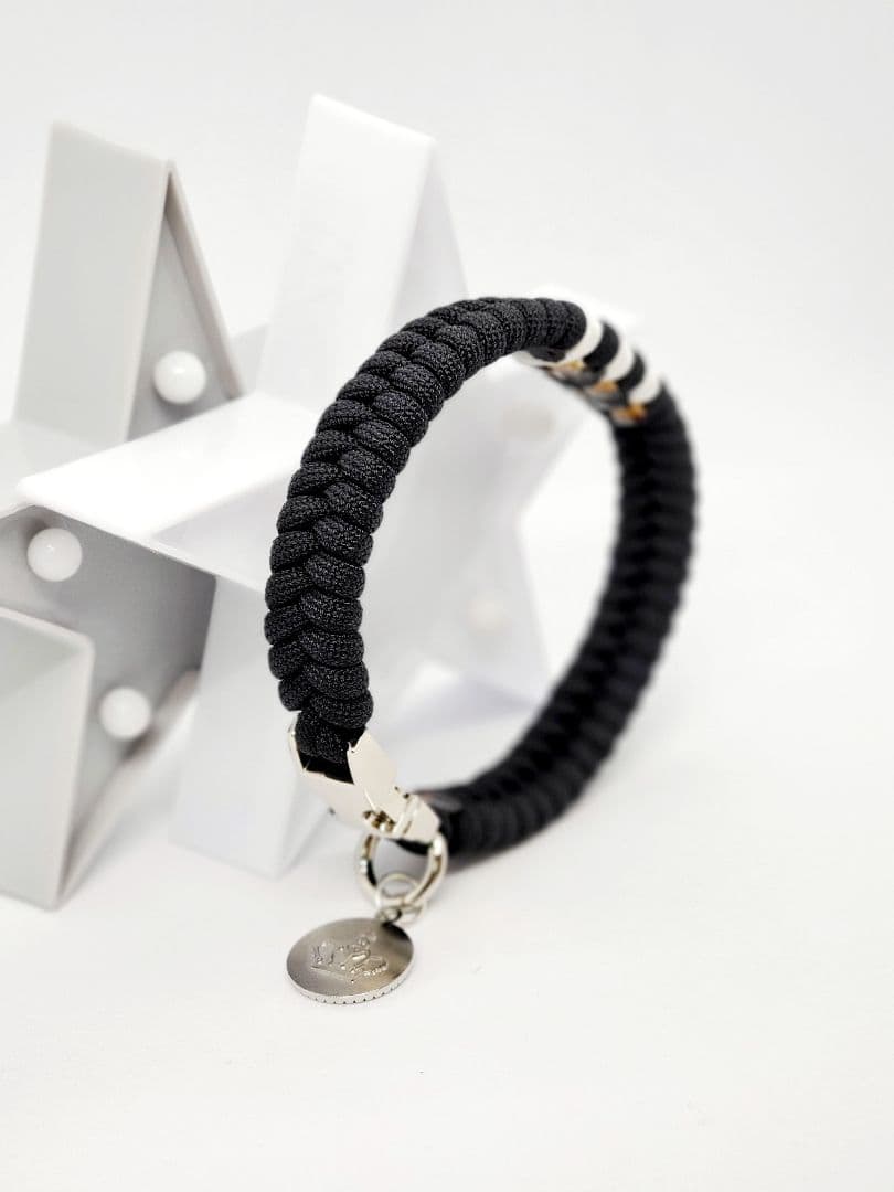 シンプルスネイクメタル首輪