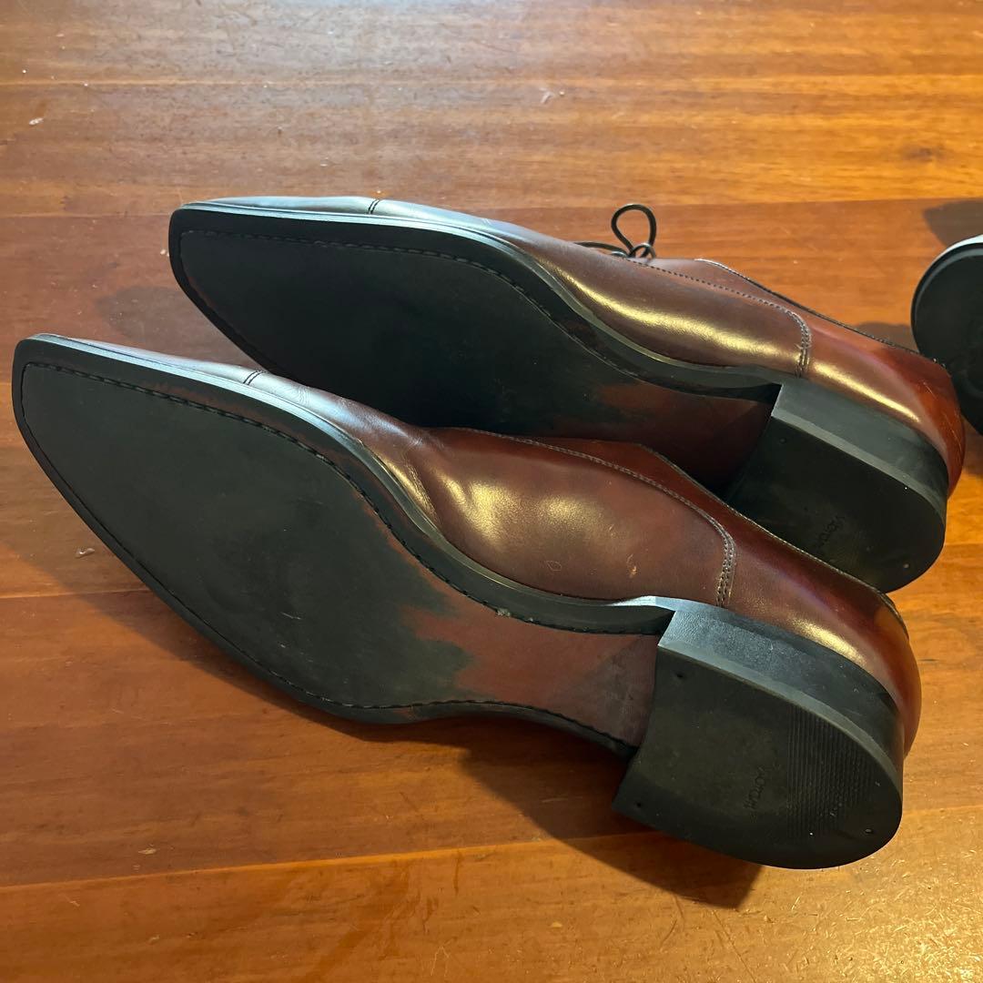 コールハーンのブラックローファーとREGALのドレスシューズ2足セット　26.5