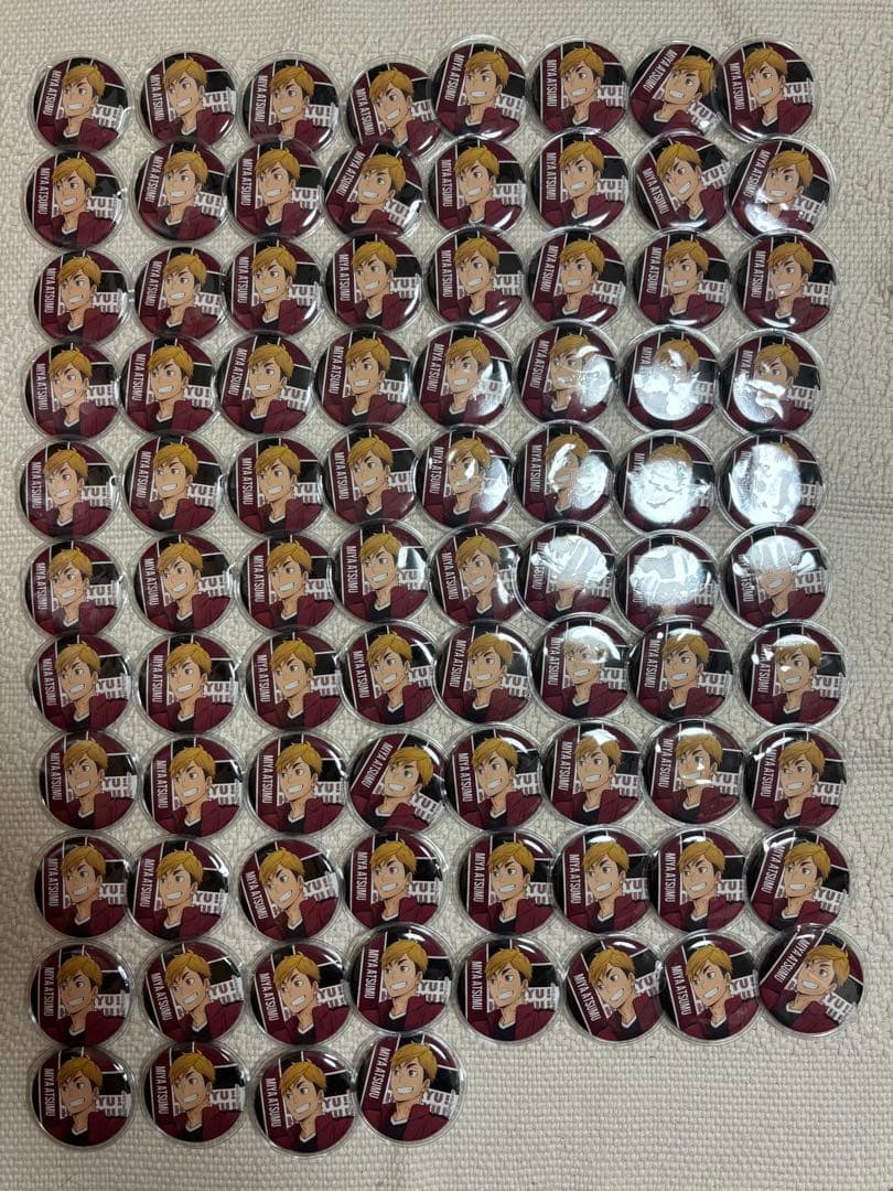 ハイキュー 宮侑 アニメ10周年記念展 描き下ろし 缶バッジ