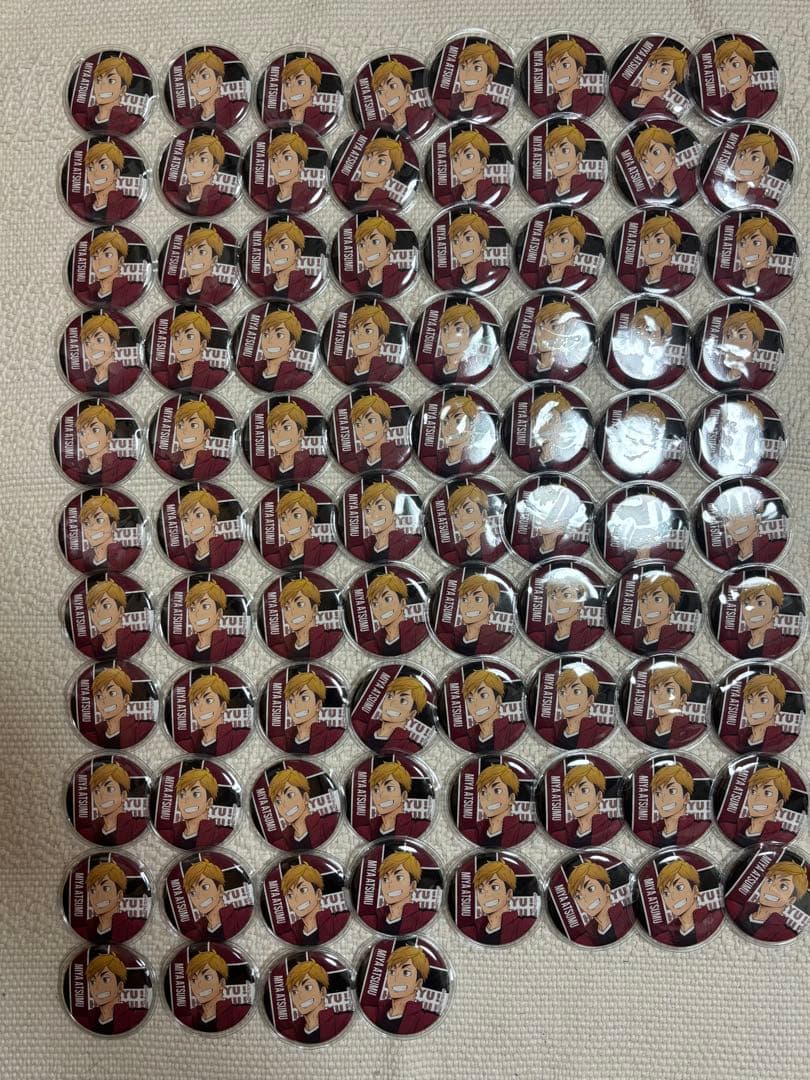 ハイキュー 宮侑 アニメ10周年記念展 描き下ろし 缶バッジ