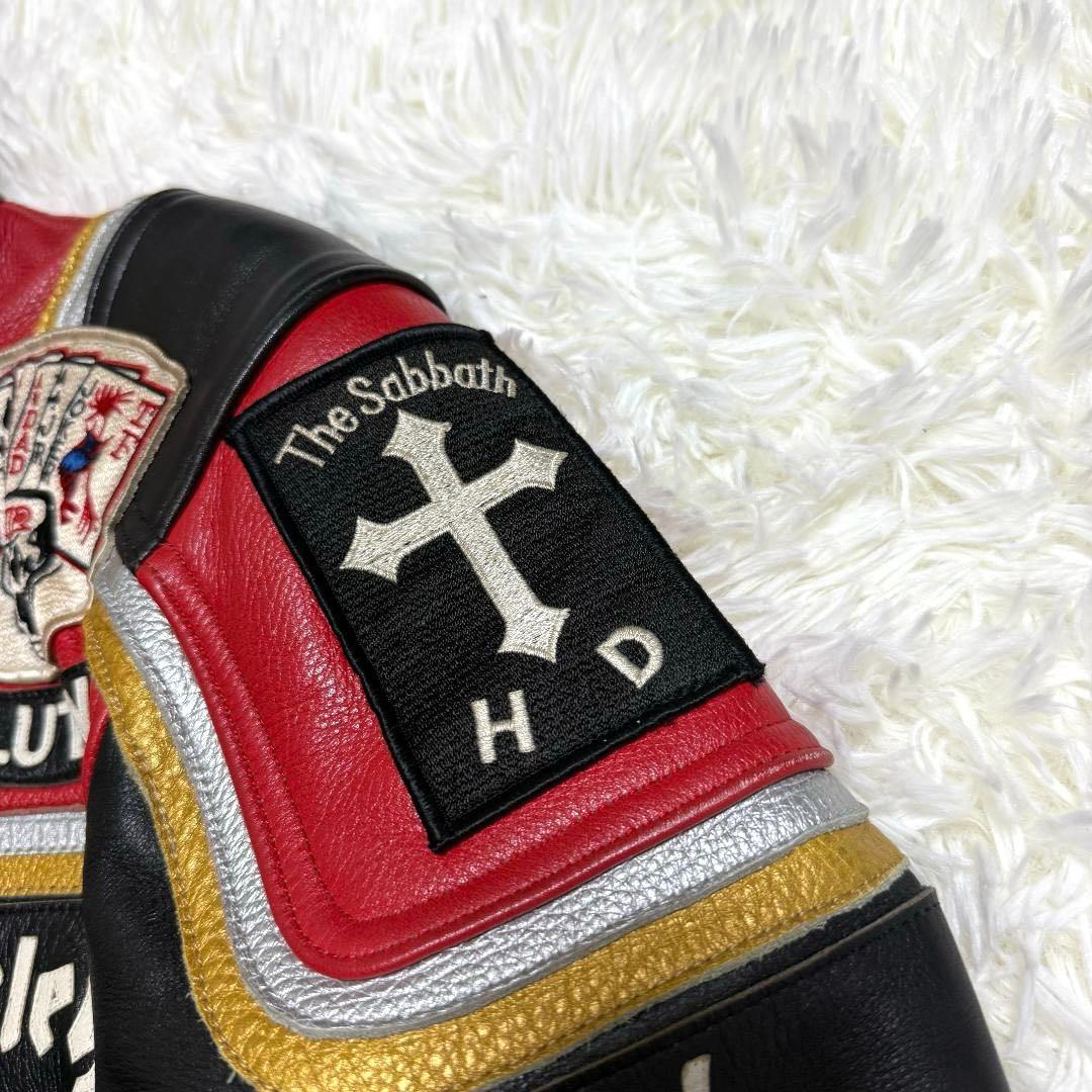 激レア⭐️ハーレーダビッドソン & マルボロマン 革ジャン ライダース 刺繍