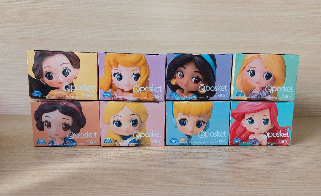 Qposket petit　ディズニープリンセス 8体セット