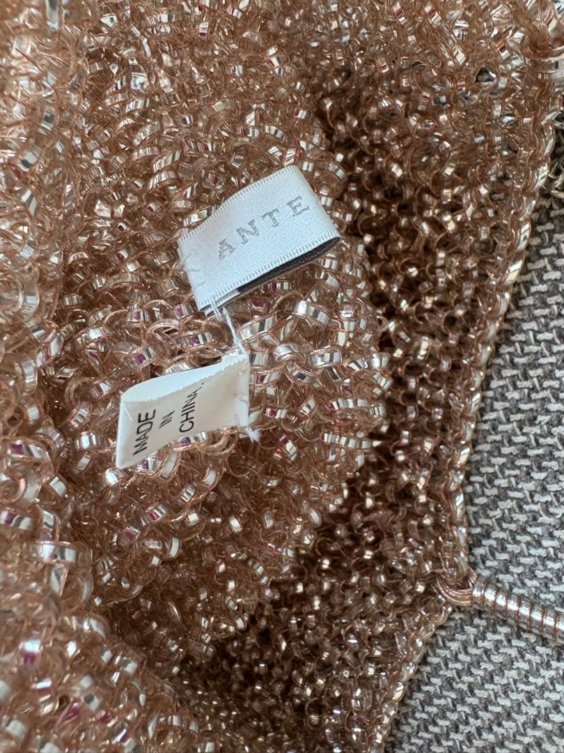 アンテプリマ ワイヤーバッグシルバーゴールド