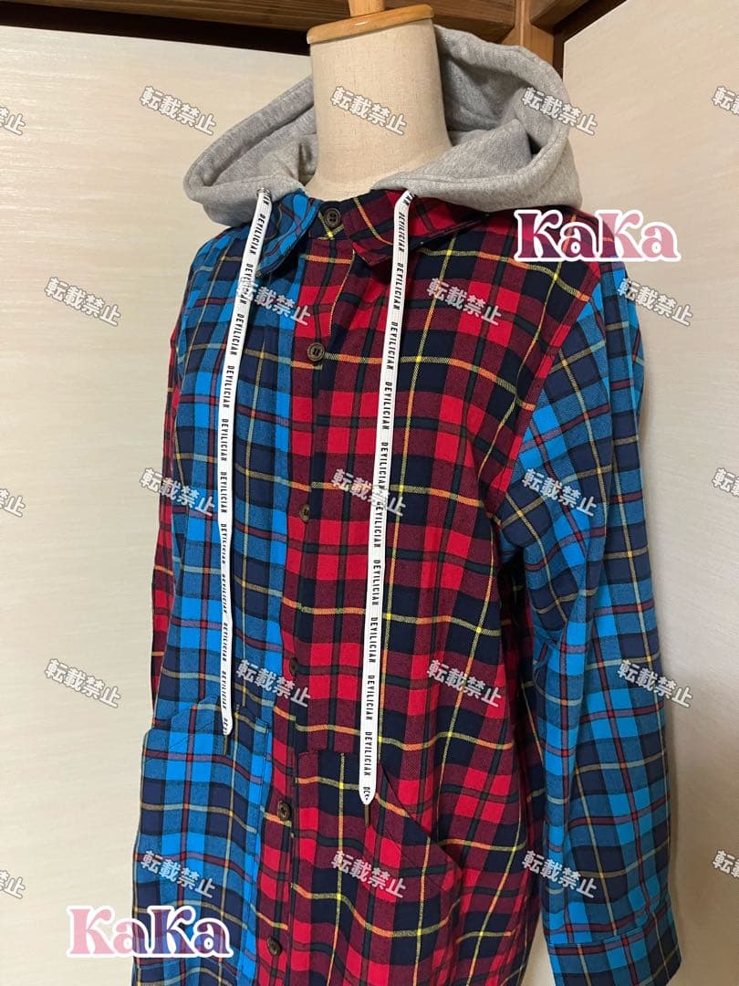 DEVILICIAN バイカラーネルフーディー size1