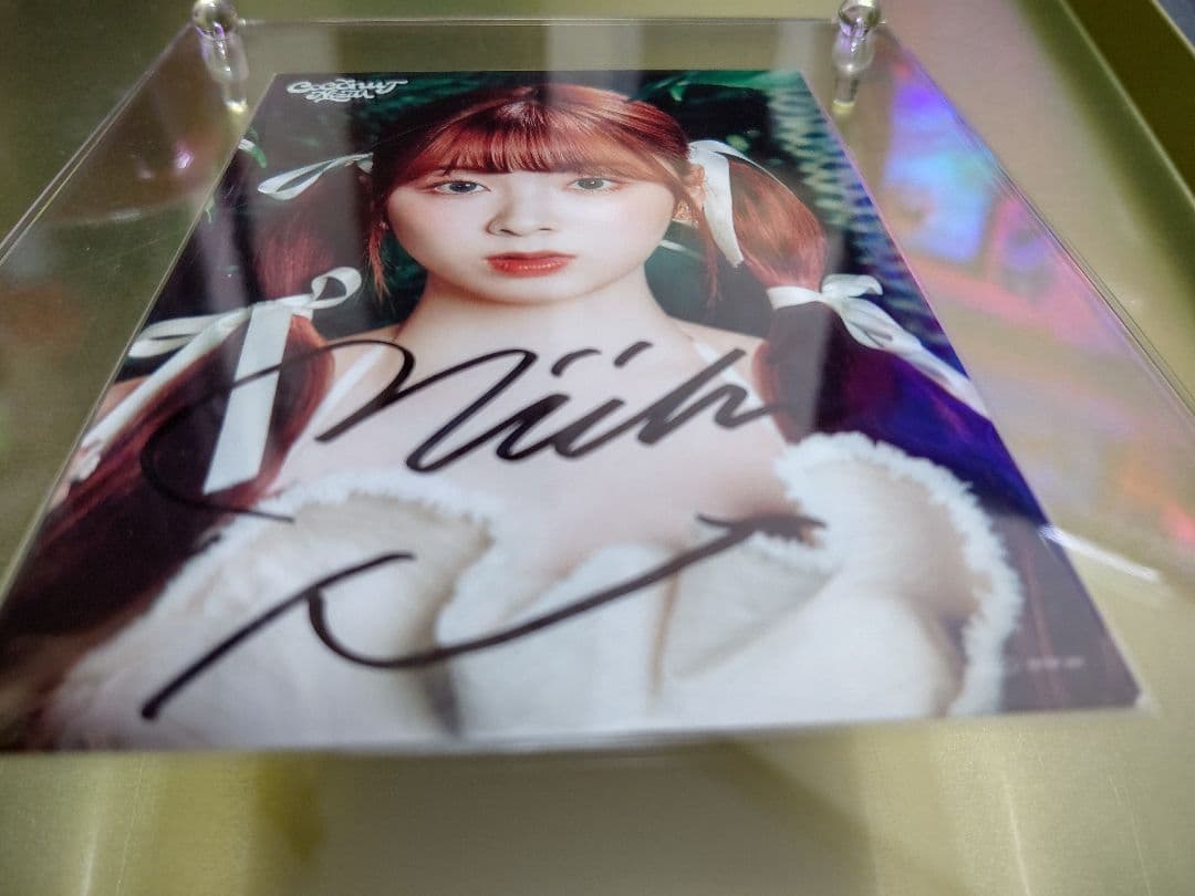 NiziU　MIIHI　ミイヒ　本人直筆サイン入りフォトカード　10代ラスト年