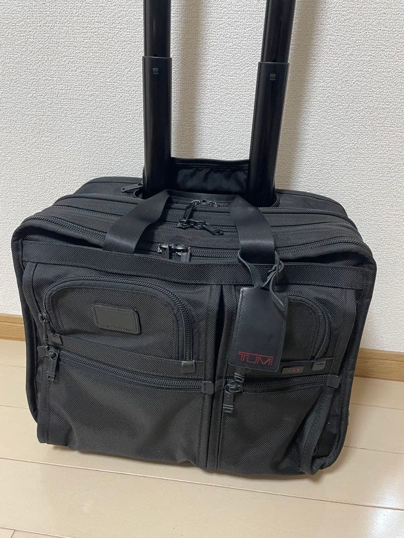 TUMI キャリーケース ビジネスバッグ 拡張 2輪 ブラック
