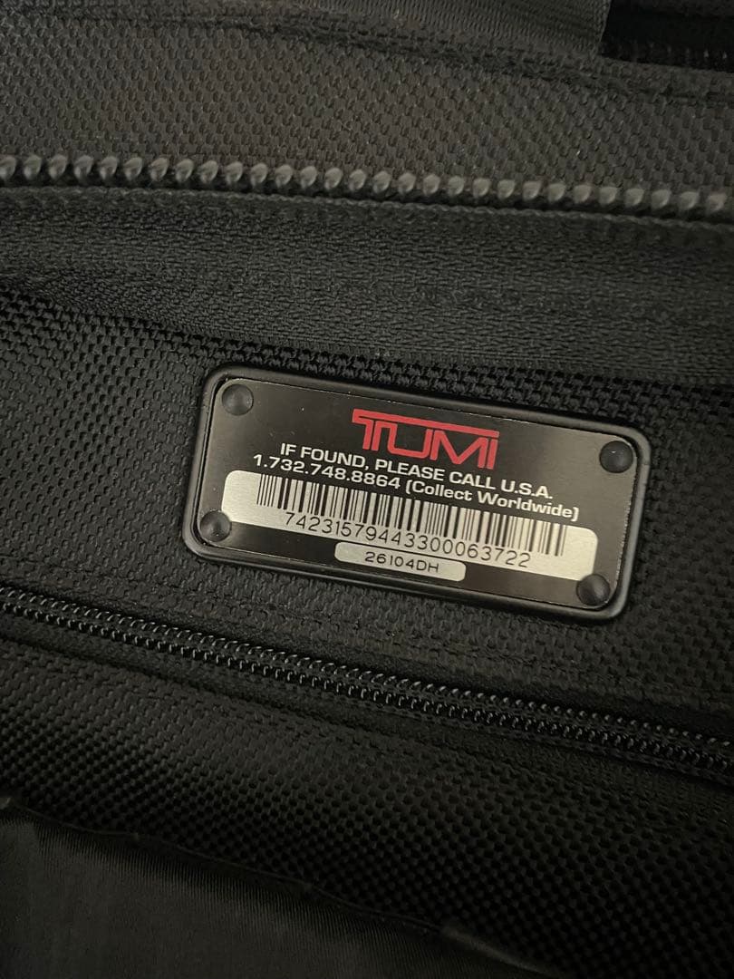 TUMI キャリーケース ビジネスバッグ 拡張 2輪 ブラック