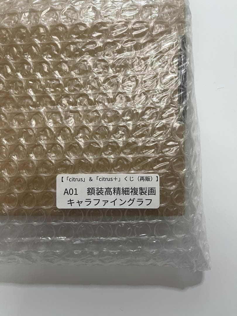 citrus 推しちゃれ くじ A賞 高精細複製原画 キャラファイングラフ