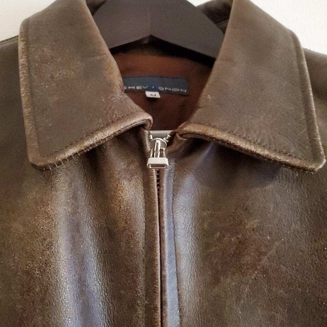 雰囲気◎ Vintage カウハイド シングルレザージャケット