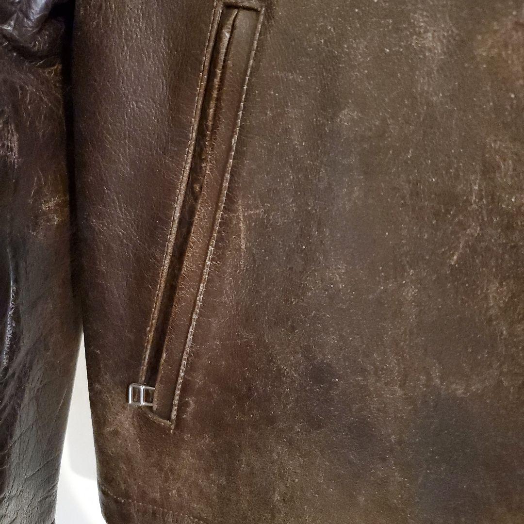 雰囲気◎ Vintage カウハイド シングルレザージャケット
