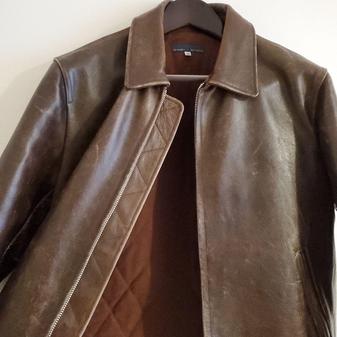 雰囲気◎ Vintage カウハイド シングルレザージャケット