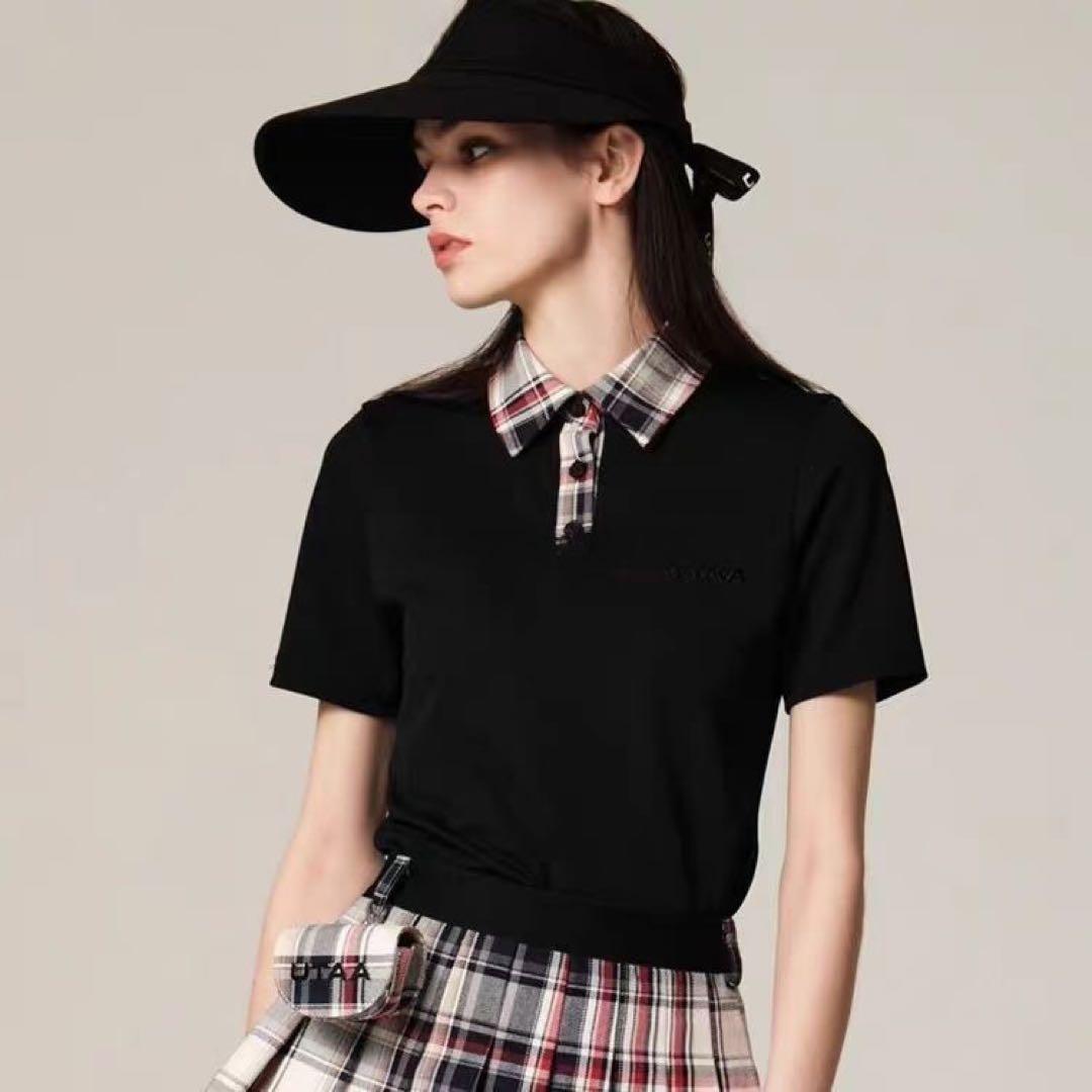 UTAAレディースゴルフシャツスカートセットストレッチサイズS