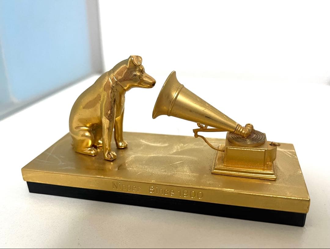 ◉ビクター　ニッパー犬と蓄音機の置物　希少