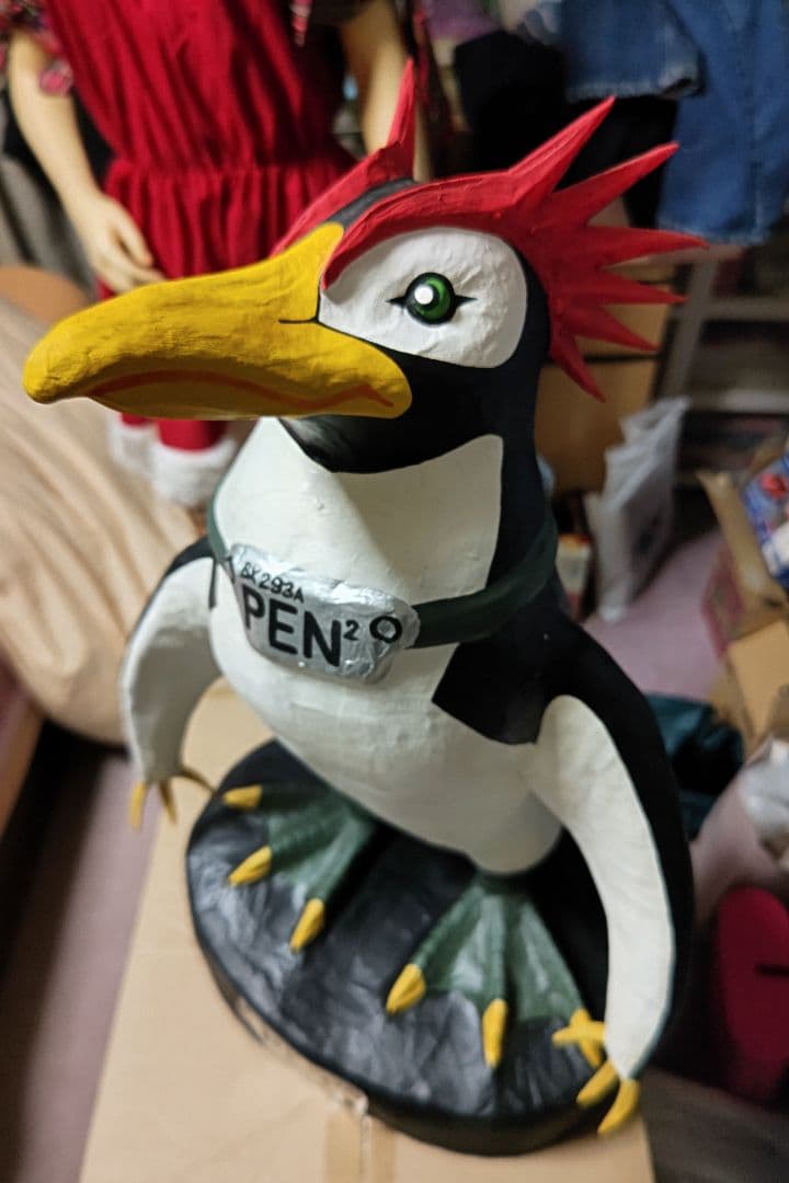 ペーパーマッシュ　エヴァンゲリオン　ペンペンフィギュア