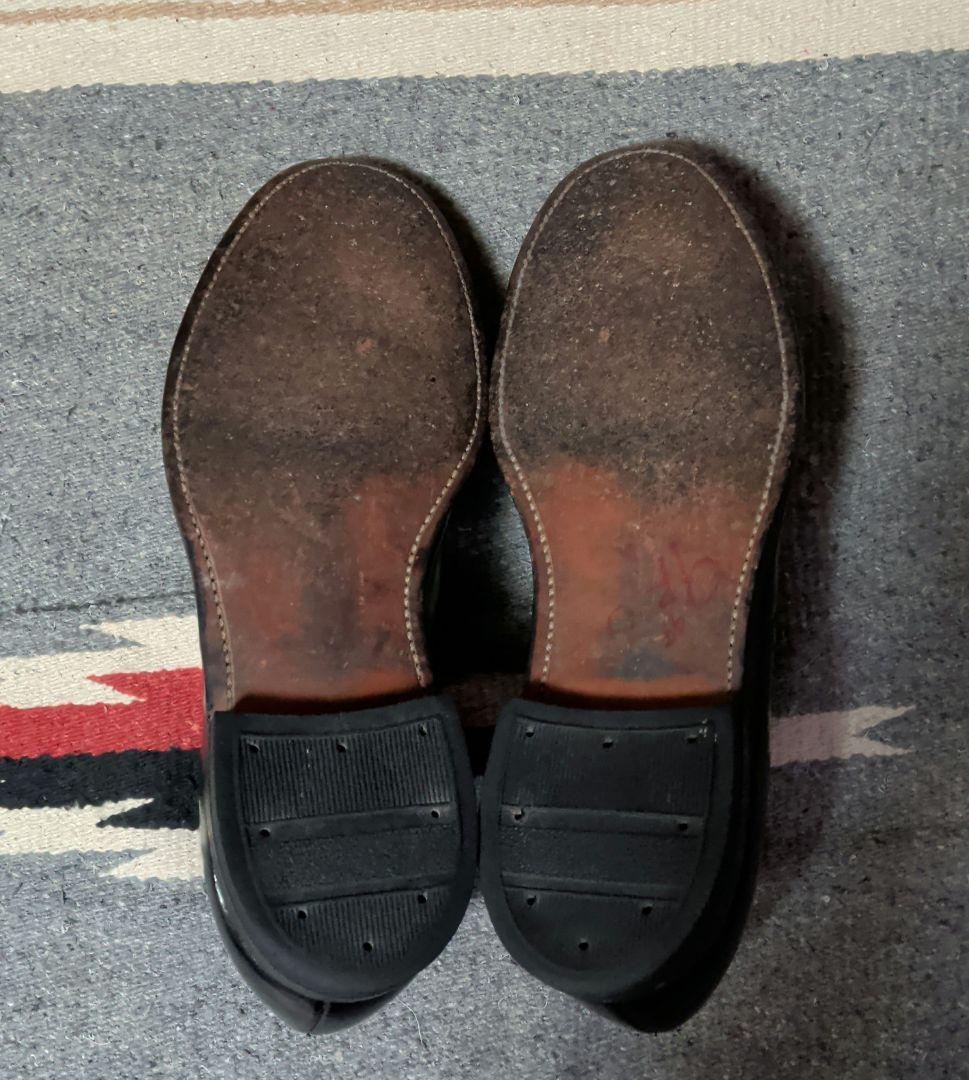 70s会計 US NAVY サービスシューズEndicott Johnson 9