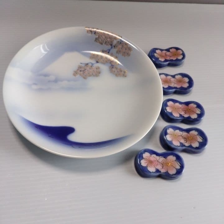 深川製磁桜富士取り皿⑤