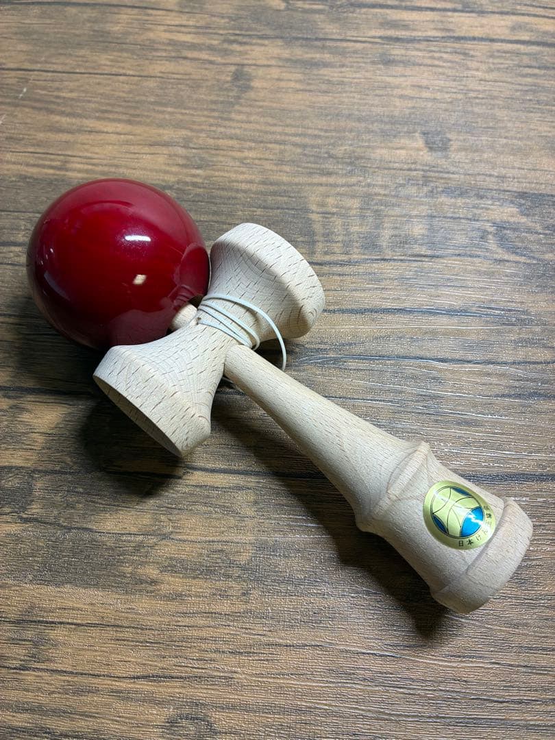 り*ん様 山形工房　けん玉　夢元　ワインレッド