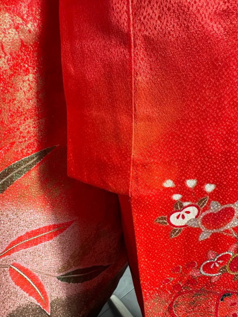 特別価格！！早い者勝ち！！七五三　フルセット　金彩着物　7歳