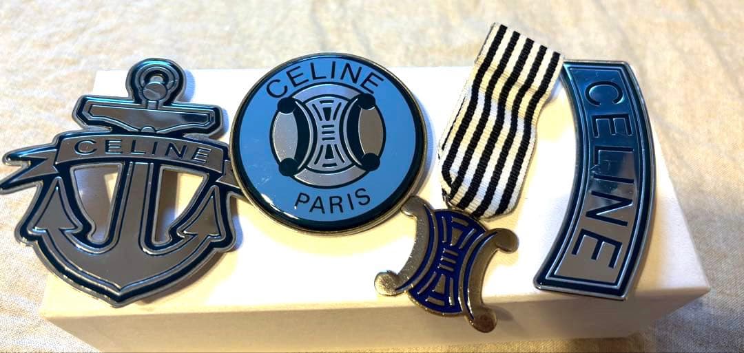CELINE ブローチ 4点セット