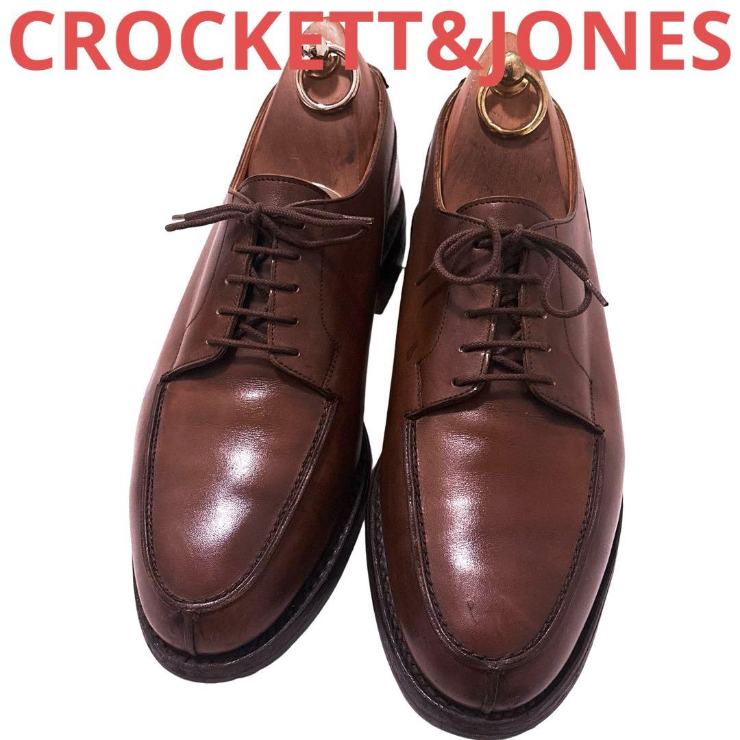 665.CROCKETT&JONES MORETON Uチップ 6.5E