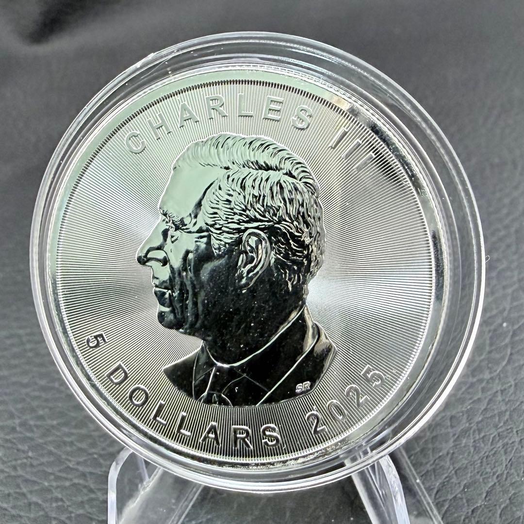 メイプルリーフ 銀貨 カラー マンダラドルフィン イルカ 曼荼 1オンス 1oz