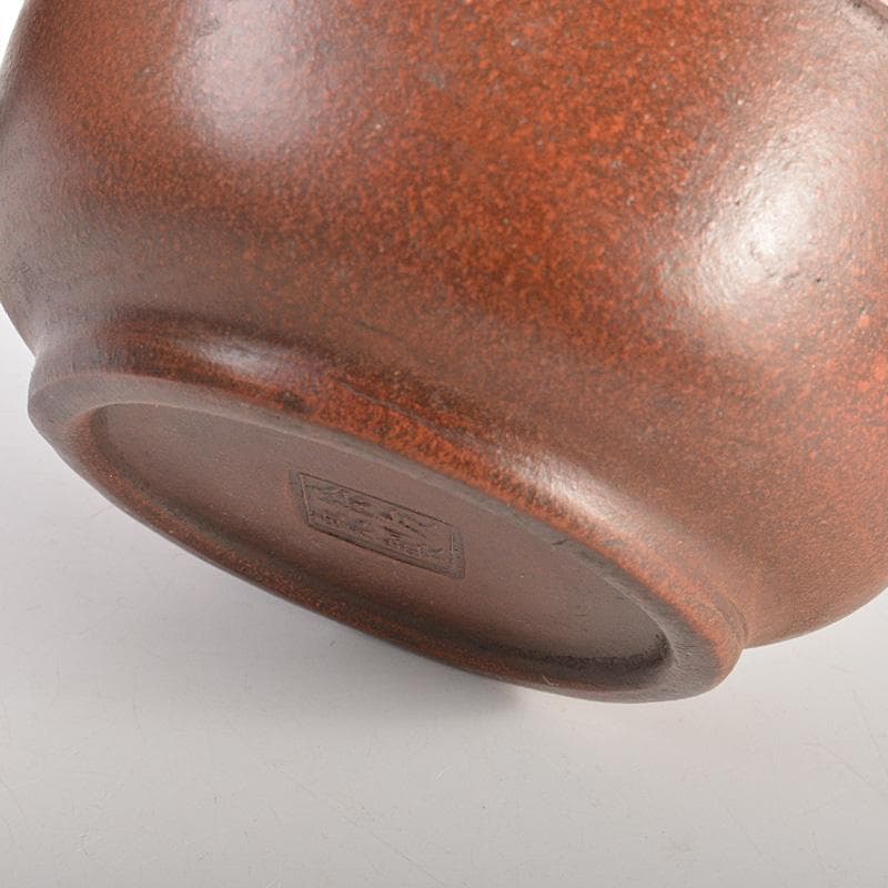 中国　 除友泉製　紫砂　朱泥　急須　茶壷　N　6685