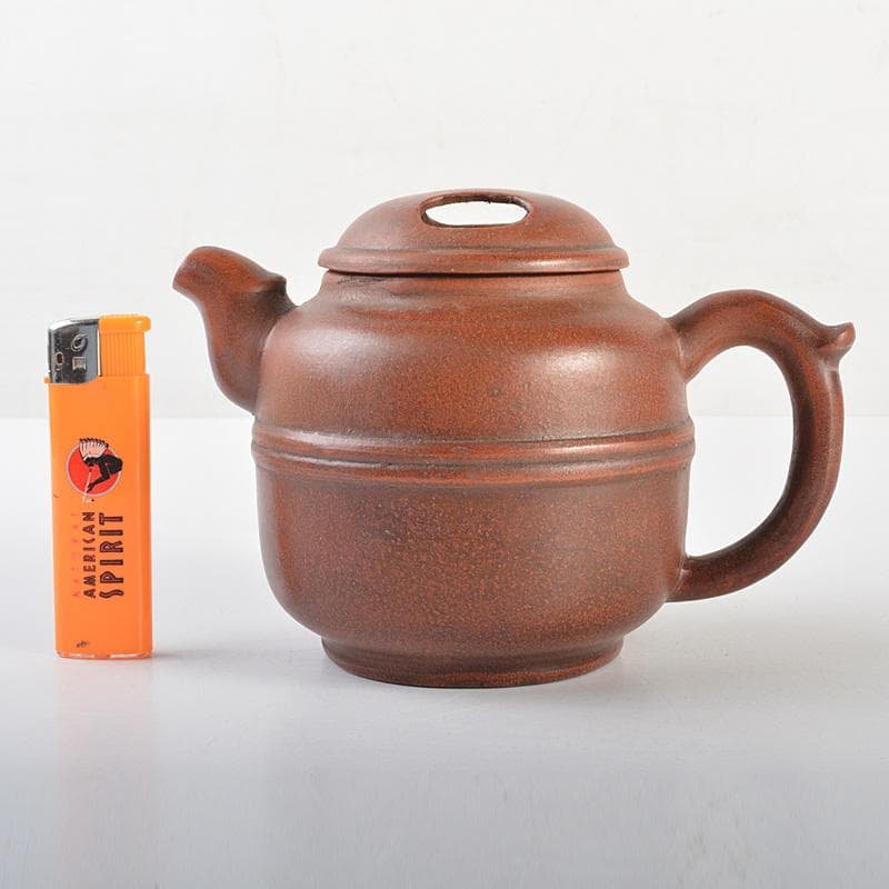 中国　 除友泉製　紫砂　朱泥　急須　茶壷　N　6685