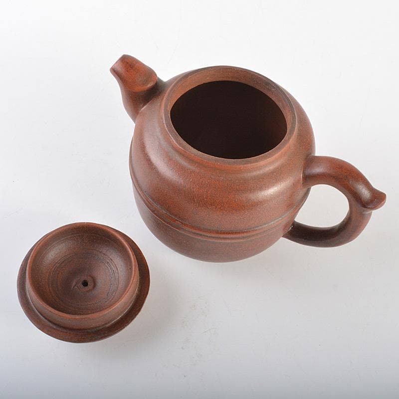 中国　 除友泉製　紫砂　朱泥　急須　茶壷　N　6685