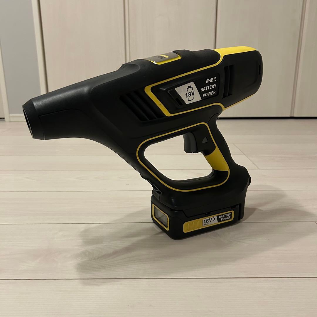 ケルヒャー KHB5 コードレス高圧洗浄機バッテリーセット+ 自吸用ホース