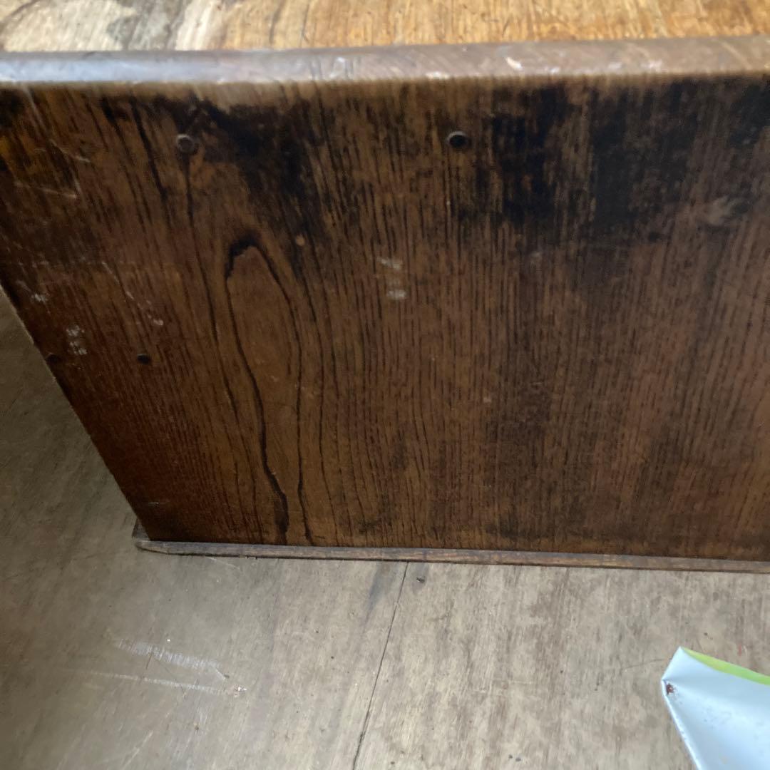 木製文机 2引き出し
