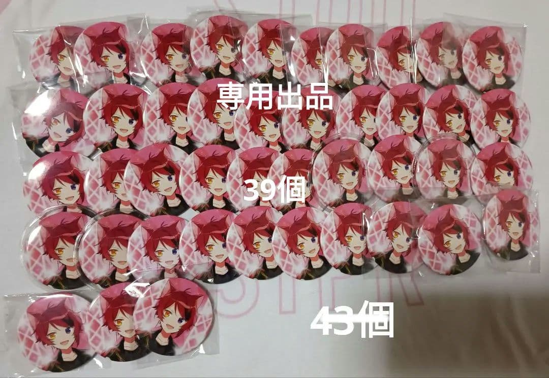 すとぷり　莉犬　缶バッチ　すとめも10　等身