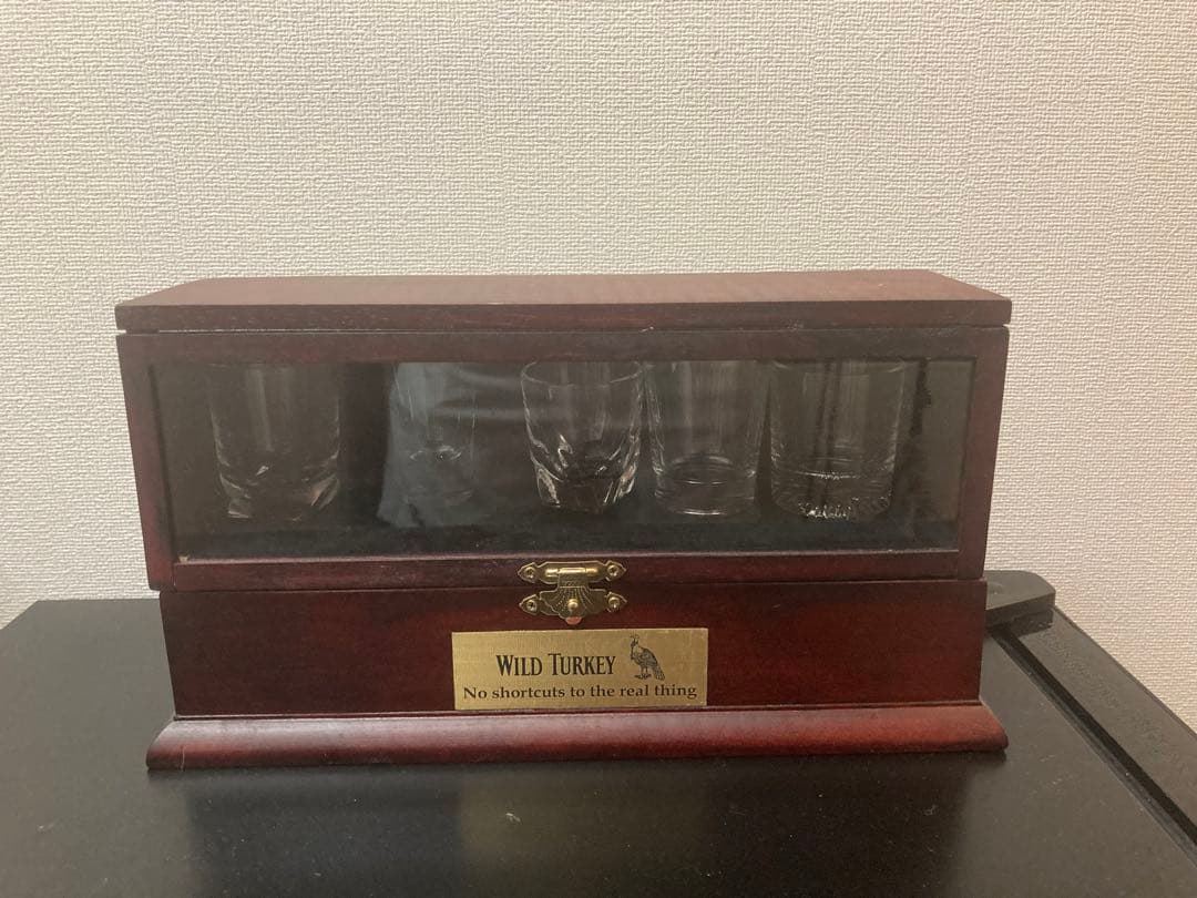 レア＊ワイルドターキー グラスセット　木箱