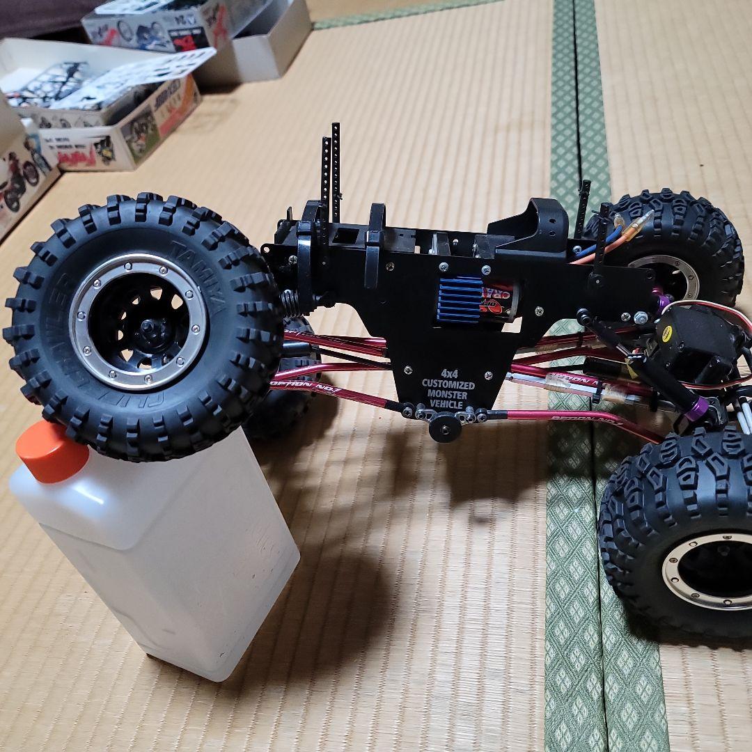 カスタムRC車 オフロード仕様 大型タイヤタミヤTLT01カスタム