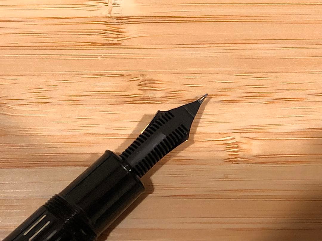 【美品】モンブラン 149 中白 14C 二段エボナイト芯 万年筆