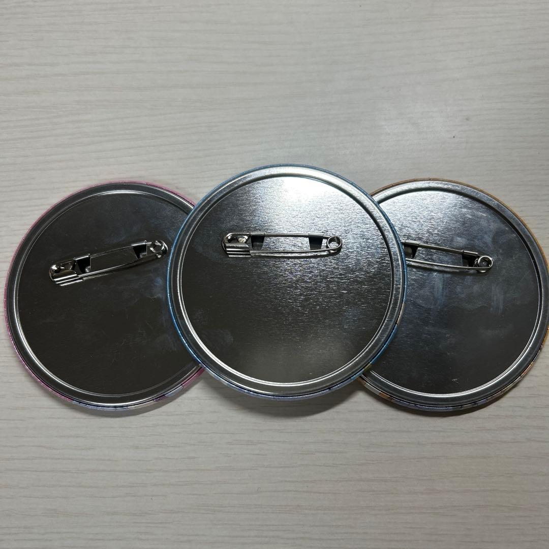 カラフルピーチ　からぴち　のあ　えと　るな ワンダーランド　缶バッジ