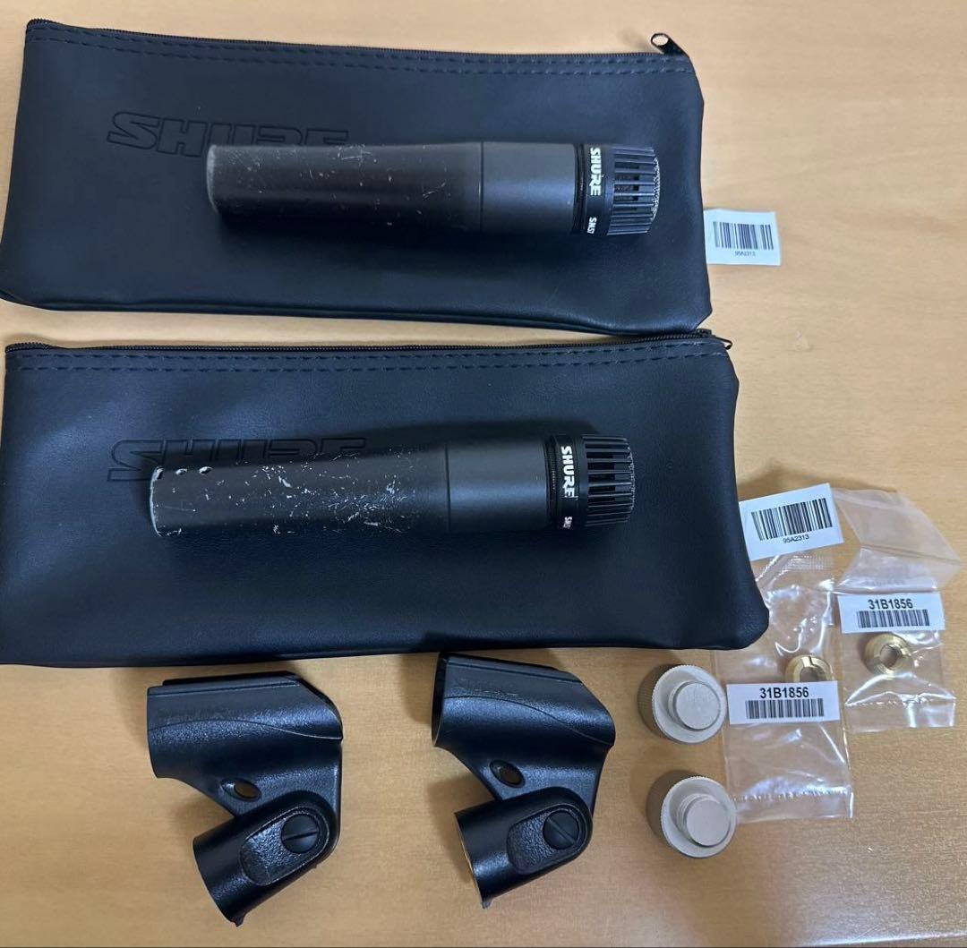 中古　SHURE SM57 メキシコ製　　2本