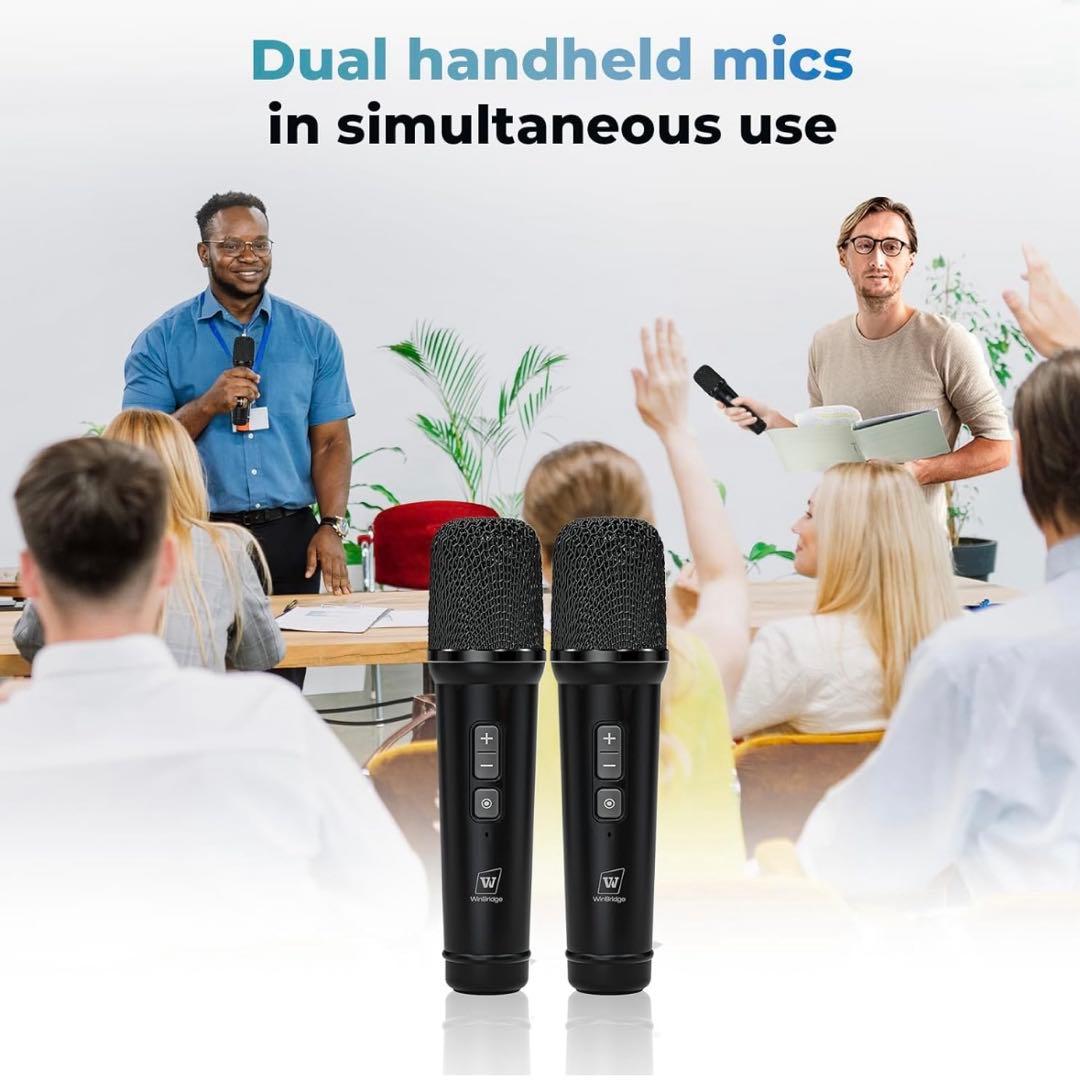 ポータブル拡声器 スピーカー 拡声器 ハンドマイク 大音量 イベント