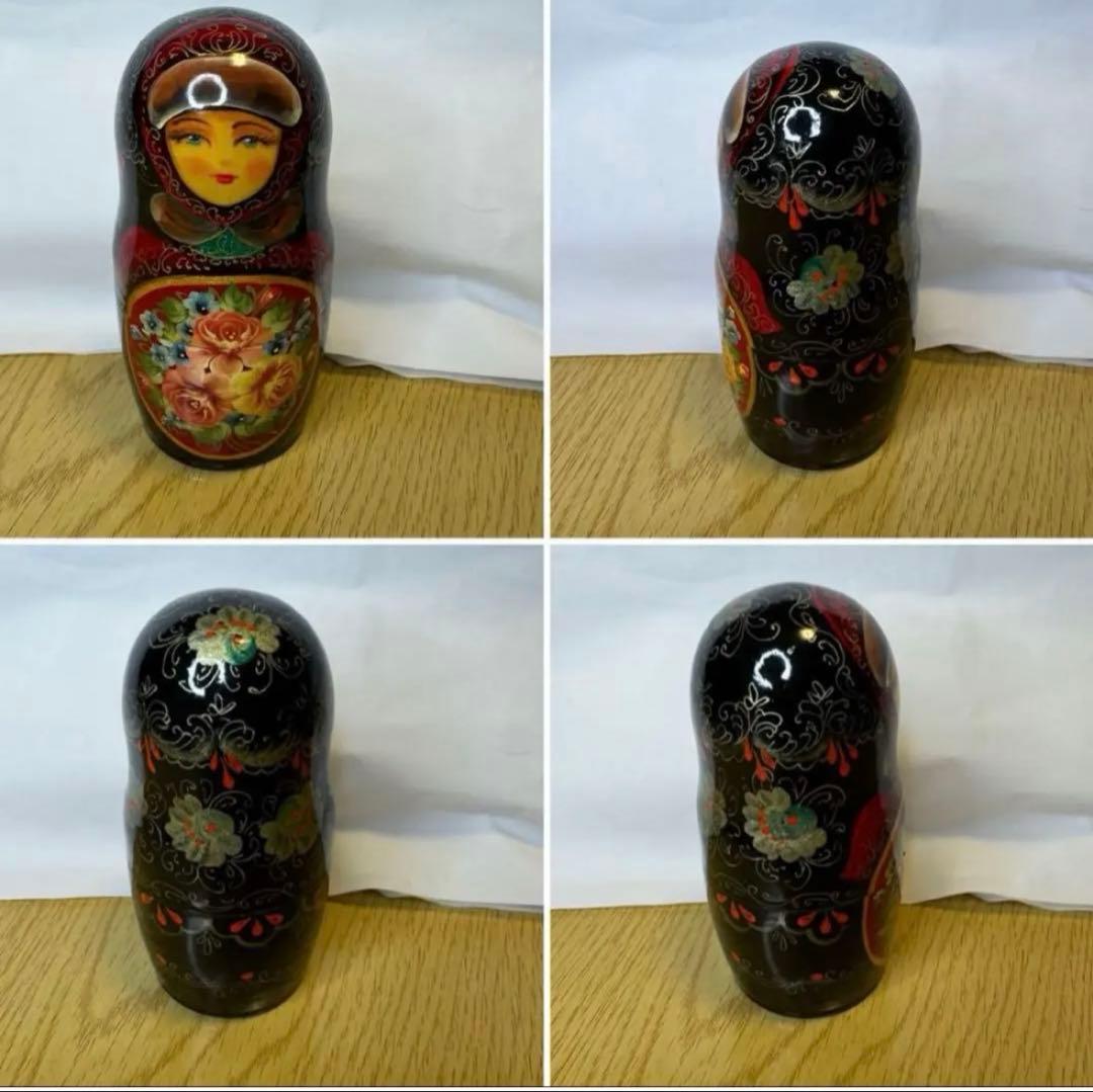 月末セール‼️ロシア　ヴィンテージ アーティスト作品、マトリョーシカ　5組。現状